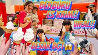 DISTA BELI ESKRIM VIRAL!! BESAR BGT TERNYATA 