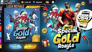 Winter Gold Royale Event 💥| Ob 47 Top Changes Free Fire | New Advance Server | Free Fire New Event