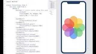 SwiftUI - Rotate Copies Along Circular Path (Drawing the Apple Photos Icon)