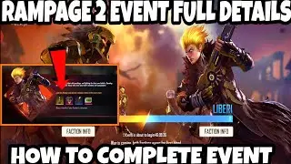 FREE FIRE RAMPAGE UPRISING EVENT FULL DETAILS || HOW TO COMPLETE RAMPAGE 2.0 EVENT IN FREE FIRE