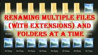 how to rename multiple files (with extension) and folder at a time??? || Swain Guide ||