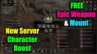 Night Crows New Server Character Boost Free Epic Weapon & Mount