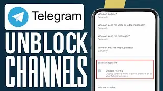 How To Unblock Channels On Telegram (IOS & ANDROID) 100% Working