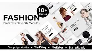 Fashion - Ecommerce Responsive Email Template With StampReady, Mailster, Mailchimp, Campaign