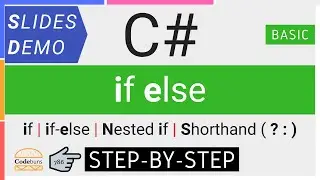 MASTER C# if else Tutorial (STEP-BY-STEP C# Coding with Article, Examples, And Demo)