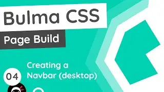 Bulma Tutorial (Product Page Build) #4 - Navbar (desktop)