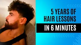 5 Years of Hair Lessons in 6 minutes | Long hair | Buzz cut | Men's hair advice