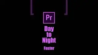 Changing day to night with stars in Premiere Pro | Adobe Premiere Pro Tutorial | Youtube Shorts