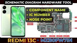 Redmi 13C MZB0FW7IN Component Name number | IC Name | IC nose Point Schematic diagram | DMR Solution