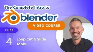 Blender Beginner Tutorial – Loop Cut & Slide Tools