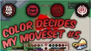 COLOR DECIDES MY MOVESET PART 5 | Shindo Life