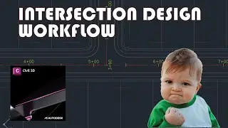 Civil 3D dynamic Intersections using Connected Alignments