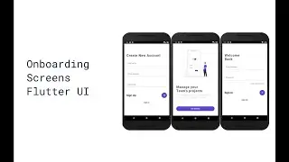 Flutter UI Tutorial | Onboarding Screens Flutter UI