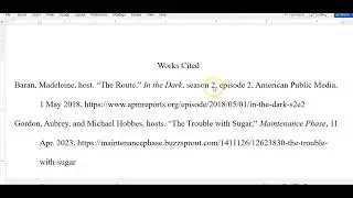 How to Cite Podcast Episodes MLA Works Cited