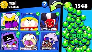 YENİ KOSTÜMLER için 1500 ELMAS SATIN ALDIM🔥 Brawl Stars