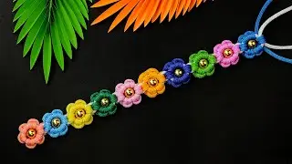 How to tie easy knot pattern # Paracord/Macrame 