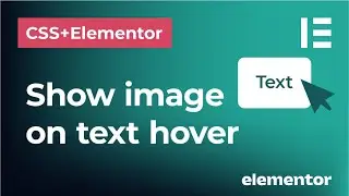 Reveal background image behind text on hover in Elementor & CSS I How to make image fade in on hover