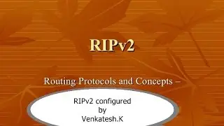 three routers configuration dynamic by using RIP_V2