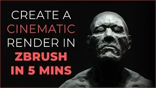 How to create a stunning CINEMATIC render in Zbrush in 5 minutes! The Digital Clay's setup