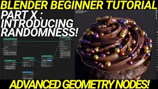 Intro to Blender Part X : Randomizing the Sprinkles!