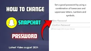 How to change snapchat password||Snapchat password kaise change kare #snapchatpasswordchange