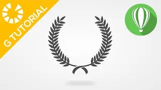 CorelDraw Tutorial #11 : Laurel Wreath ( G-Tutorial )