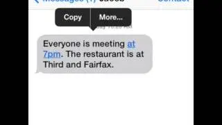 How to: Forward a text message on the iPhone