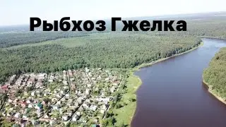 Раменский район Рыбхоз Гжелка д.Поповка сверху.Аэросъёмка в формате 4к
