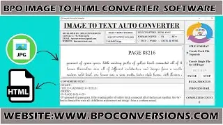 How to download image to html converter software for data entry