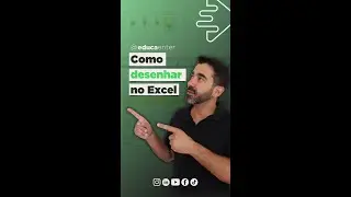 [EXCEL] Como desenhar no Excel #shorts