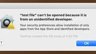 Can’t Be Opened Because It Is From An Unidentified Developer Fix Mac Error