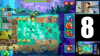 Прохождение Plants vs Zombies 3: Welcome to Zomburbia - Campground Level 43-49 (iOS, Android 2024)