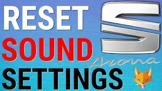 Seat Arona: Reset Sound Settings