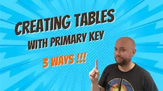 SQL Create Table With Primary Key | IF NOT EXISTS