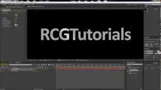 After Effects Tutorial: Light Sweep Effect (Text Glint) -HD-