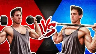 Dumbbell Shoulder Press VS Barbell Shoulder Press | WHICH BUILDS BIGGER SHOULDERS FASTER?