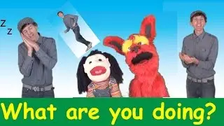 What Are You Doing? Song 1 | Action Verbs Set 1 | Learn English Kids