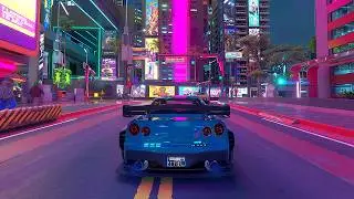 Cyberpunk 2077 But A Visual Showcase Next Gen Graphics Nissan Skyline GTR R34 RTX 4090 Gameplay