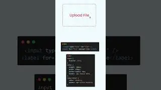 File Upload in HTML & CSS