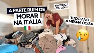 A PARTE RUIM de morar na Itália 😰 Fui OBRIGADA a fazer antes da hora