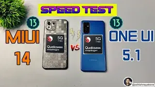 Snapdragon 778G 5G, MIUI 14 vs One Ui 5.1 App Opening Speed Test & Ram Management Speed Test ⚡-Hindi