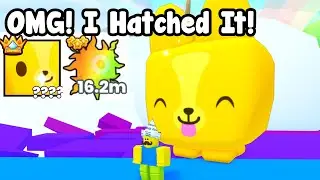 OMG! I Hatched Titanic Emoji Corgi In Pet Simulator 99! New Strongest Pet!