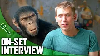 Owen Teague on working with Andy Serkis | On-Set Interview from KINGDOM OF THE PLANET OF THE APES