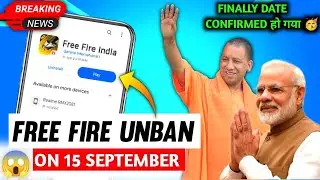 15 September Free Fire Unban Date Revealed By Google 😍🥳 | Free Fire Unban Date Confirmed 🥳 | FF