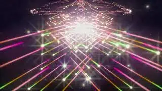 4K Party Background- VJ Lights ║ Dual Emitter Strokes - Disco Overlay Effect