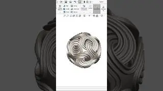 Complex Ball in Solidworks. Watch the full video tutorial on my YouTube channel.