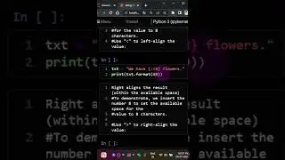 left right center align format strings in python english #python #shorts