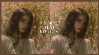 9 simple text effects on alight motion ! (preset)
