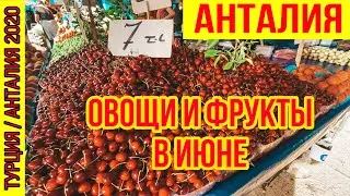 ТУРЕЦКИЙ БАЗАР. ОВОЩИ И ФРУКТЫ В ТУРЦИИ В ИЮНЕ. ЦЕНЫ НА БАЗАРЕ В ТУРЦИИ В 2020 ГОДУ. ОГРОМНЫЙ БАЗАР