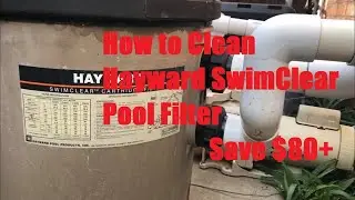 How to Clean Hayward SwimClear Cartridge Pool Filter (Save $80+)